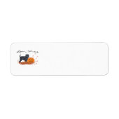 Affenpinscher Halloween Return Address Labels (Voorkant)