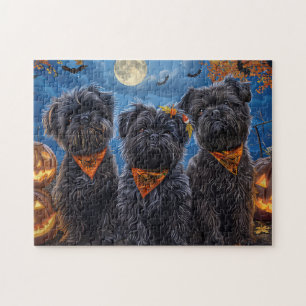 Affenpinscher Halloween Spooky Legpuzzel