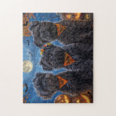 Affenpinscher Halloween Spooky Legpuzzel (Verticaal)