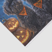 Affenpinscher Halloween Spooky Tissuepapier (Detail)