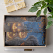 Affenpinscher Halloween Spooky Tissuepapier (Geschenk)