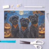 Affenpinscher Halloween Spooky Tissuepapier (Craft)
