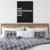 Affenpinscher | Hangable Home Decor Gifts for Ma Canvas Afdruk (Insitu (Slaapkamer))