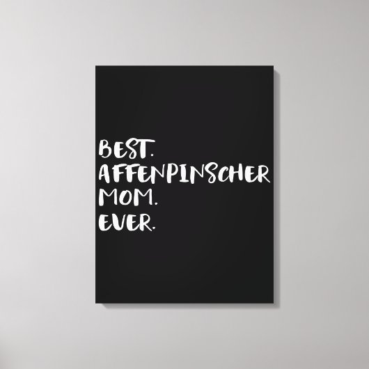 Affenpinscher | Hangable Home Decor Gifts for Ma Canvas Afdruk (Voorkant)