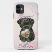 Affenpinscher Hart Moeder Hoesje-Mate iPhone Case (Achterkant)