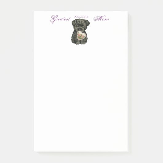Affenpinscher Heart mama Post-it® Notes (Voorkant)
