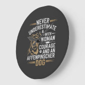 Affenpinscher hond grote klok (Hoek)