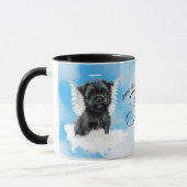 Affenpinscher Hond in de Hemel Gepersonaliseerd Ge Mok (Links)