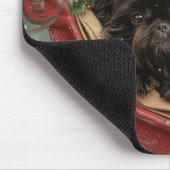 Affenpinscher Hond Kerstfeest Muismat (Hoek)