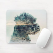Affenpinscher Hond MOM Zomer Strand Foto Effect Muismat (Met muis)