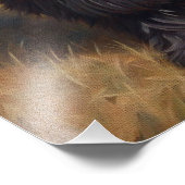 Affenpinscher Hond Olie Schilderij Portret Foto Afdruk (Hoek)