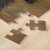 Affenpinscher Hond Olie Schilderij Portret Legpuzzel (Zijkant)