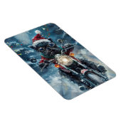 Affenpinscher Hond Rijden Motorfiets Kerstmis Magneet (Rechterzijde)