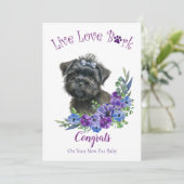 Affenpinscher hondenadoptie, Gotcha-dag Kaart (Staand voorkant)