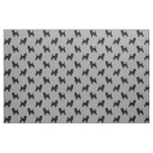 Affenpinscher Hondenras Silhouettes Patterned Stof (Fat Quarter)
