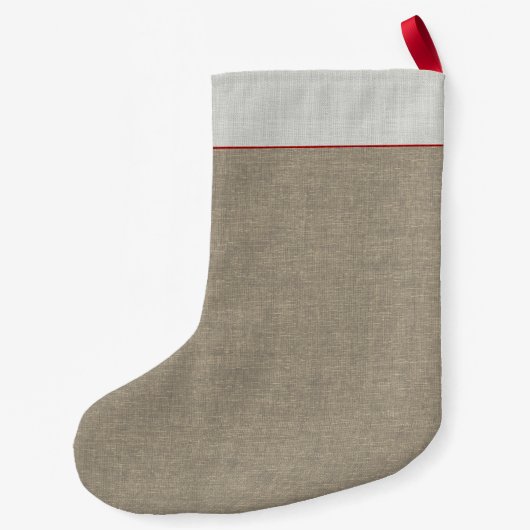 Affenpinscher hondensilhouet gepersonaliseerde vak kleine kerstsok (Achterkant)