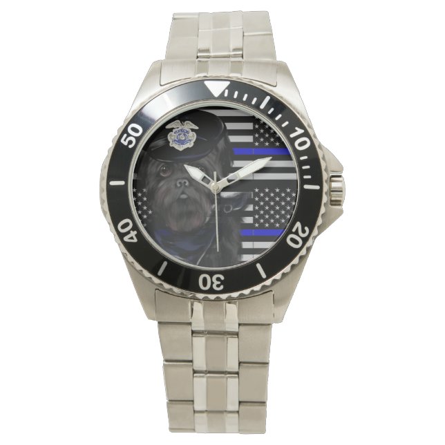 AFFENPINSCHER HORLOGE (Voorkant)