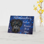 AFFENPINSCHER  KAART (Gele Bloem)