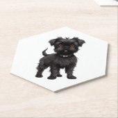 Affenpinscher Kartonnen Onderzetters (Schuin)