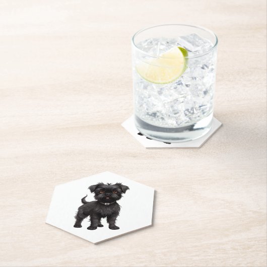 Affenpinscher Kartonnen Onderzetters (Insitu)