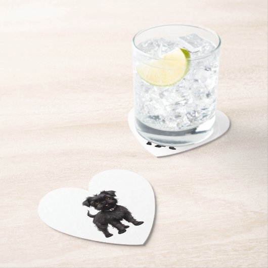 Affenpinscher Kartonnen Onderzetters (Insitu)