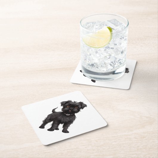 Affenpinscher Kartonnen Onderzetters (Insitu)