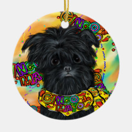 Affenpinscher Keramisch Ornament