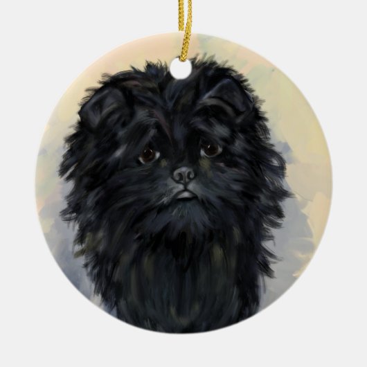 Affenpinscher Keramisch Ornament (Voorkant)