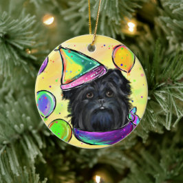 Affenpinscher Keramisch Ornament