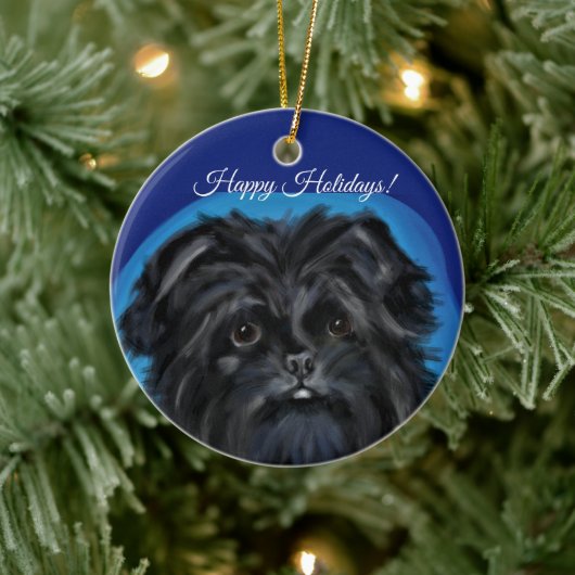 AFFENPINSCHER KERAMISCH ORNAMENT (Boom)