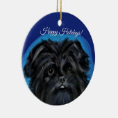 AFFENPINSCHER KERAMISCH ORNAMENT (Rechts)