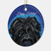 AFFENPINSCHER KERAMISCH ORNAMENT (Links)