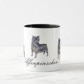 Affenpinscher-keramische Mok (Midden)
