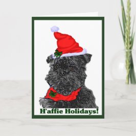 Affenpinscher Kerst Kaarten Gepersonaliseerd