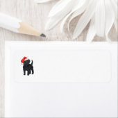 Affenpinscher Kerst Retouradreslabels Etiket (Insitu)
