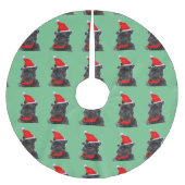 Affenpinscher Kerst Vrolijk Kerstboom Rok (Voorkant)