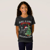 Affenpinscher Kerstboom Affenpinscher Santa H T-shirt (Voorkant volledig)