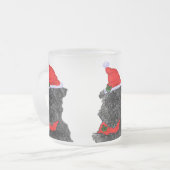 Affenpinscher-kerstcadeaus Matglas Koffiemok (Voorkant links)
