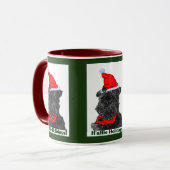 Affenpinscher-kerstcadeaus Mok (Voorkant links)