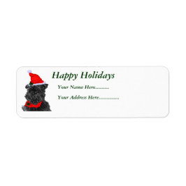 Affenpinscher kerstcadeaus, Prettige feestdagen, . Etiket