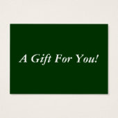 Affenpinscher-kerstcadeaus Visitekaartje (Achterkant)