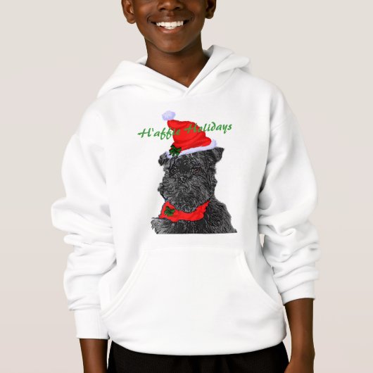 Affenpinscher-kerstkleding (Voorkant)
