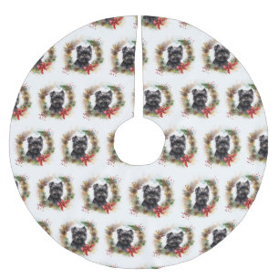 Affenpinscher Kerstkrans feestelijke pup Kerstboom Rok