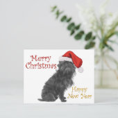 Affenpinscher Kerstmis Feestdagenkaart (Staand voorkant)