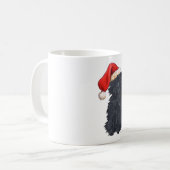 Affenpinscher Kerstmis Koffiemok (Voorkant links)