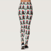 Affenpinscher Kerstmis Leggings (Achterkant)