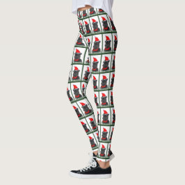 Affenpinscher Kerstmis Leggings