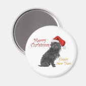 Affenpinscher Kerstmis Magneet (Voorkant / Achterkant)