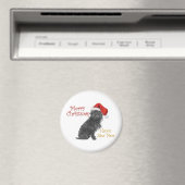 Affenpinscher Kerstmis Magneet (Insitu (Vaatwasser))