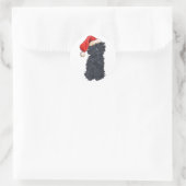 Affenpinscher Kerstmis Ronde Sticker (Tas)
